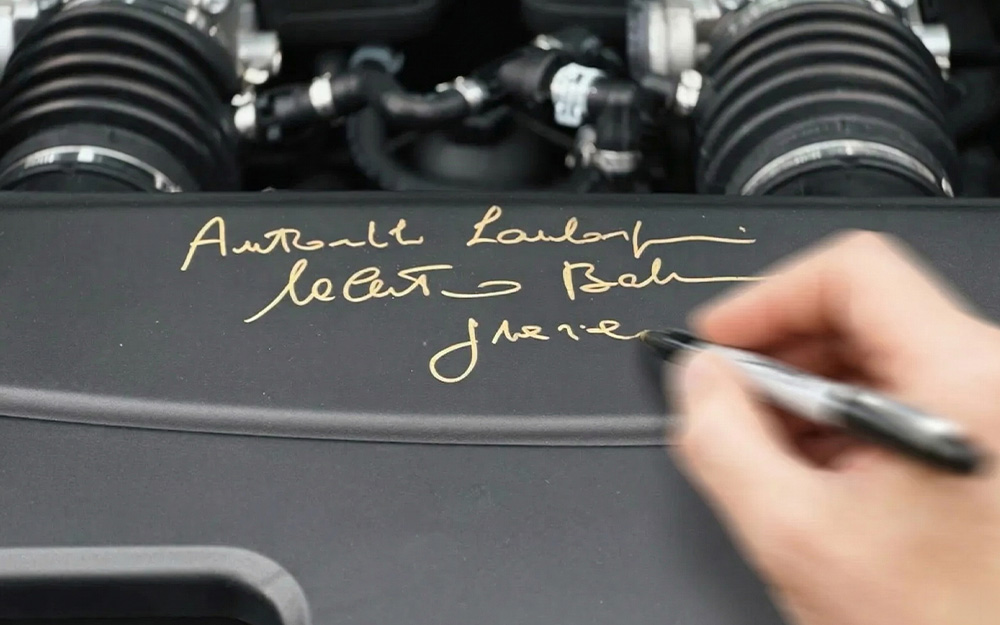 Exclusive vehicle signing